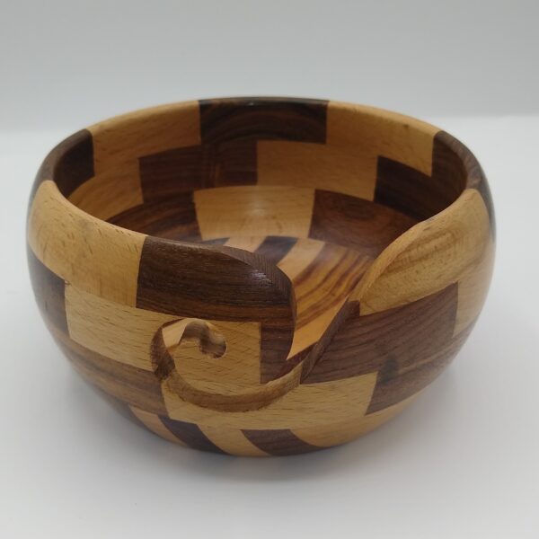 Multi wood yarn bowl - medium