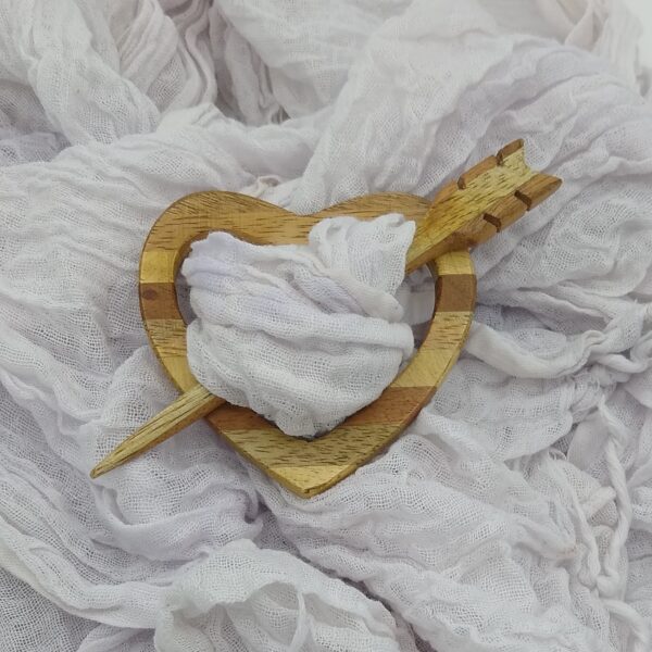Heart - Shawl pin