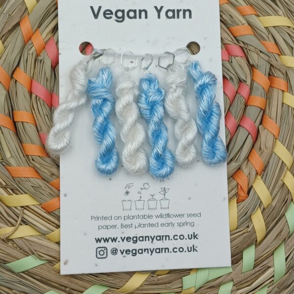 Tencel Stitch Markers - Icy Pack